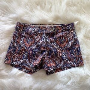 J.crew Factory Paisley 3” Chino Shorts